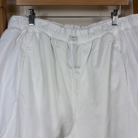 NWT Athleta White Grace Warm Up Pants Drawstring Ankle #1368 Size 1X - Picture 3 of 6